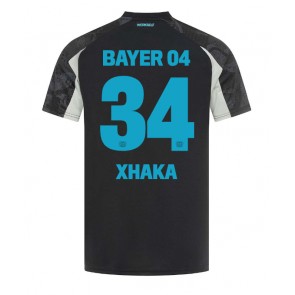 Bayer Leverkusen Granit Xhaka #34 Replika Tredjetrøje 2024-25 Kortærmet